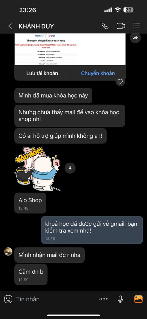 Customer feedback 9